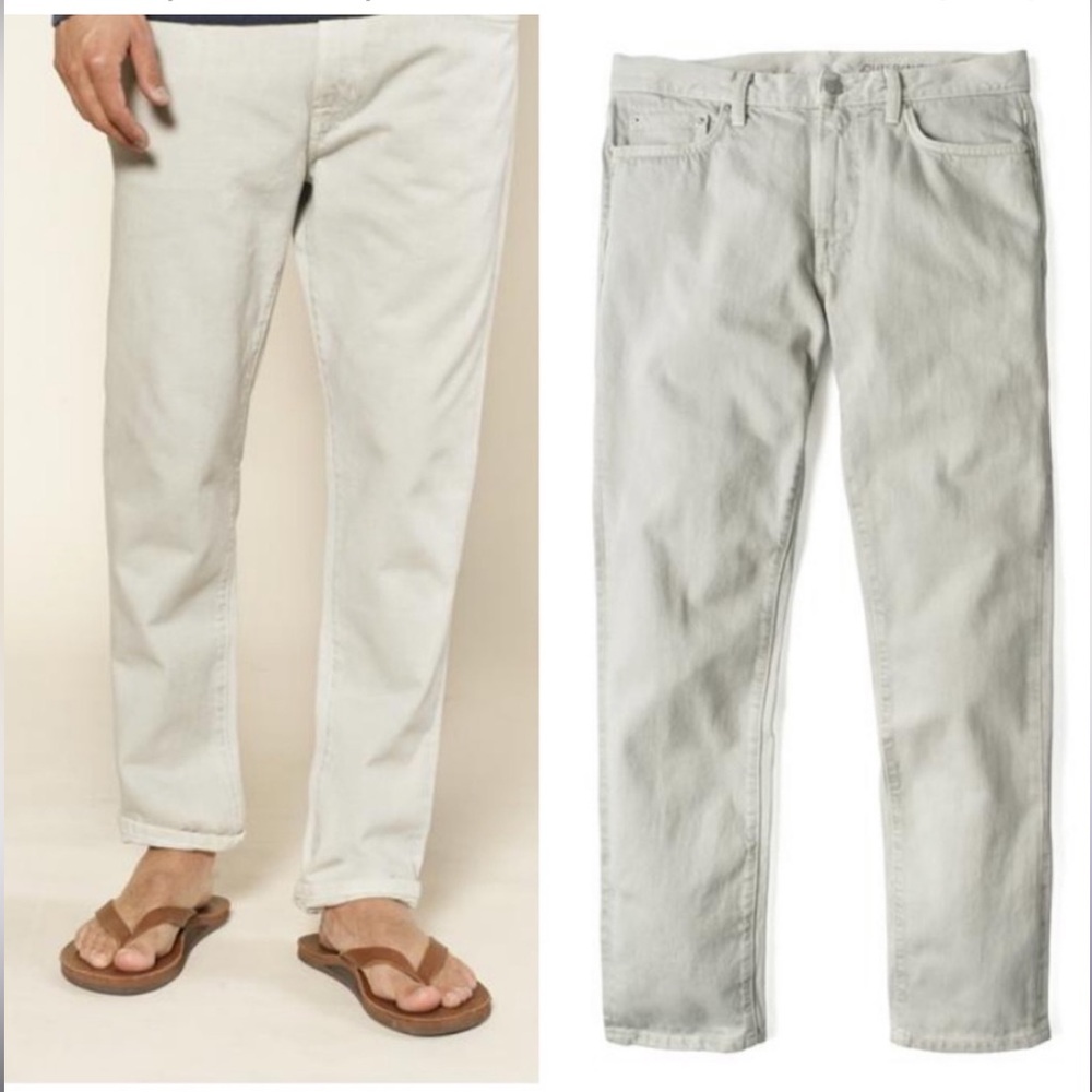 Outerknown organic SEA Drifter Tapered Jeans Mirage 32x34 - Picture 2 of 8
